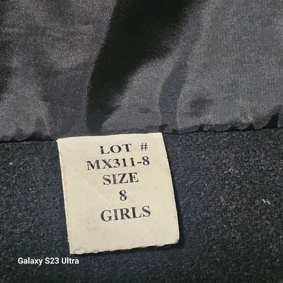 Trilogi Collections coat size 8 toddler dressy coat. - Picture 8 of 13